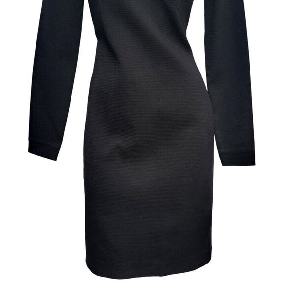 STELLA MCCARTNEY Black Ribbed Knit Bodycon Dress - Picture 5 of 17